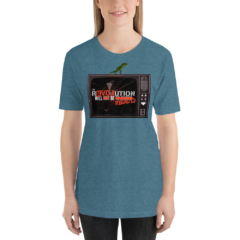 “The Revolution Will Be Podcasted” Short-Sleeve Unisex T-Shirt